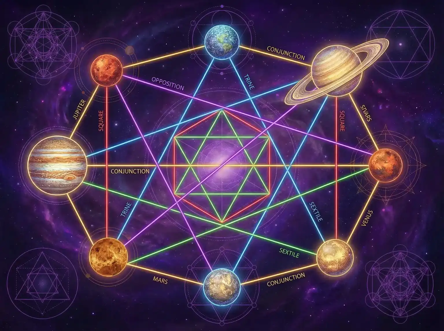 行星相位解读 - 韩国乱码卡一卡二新区网站 | 占星学进阶